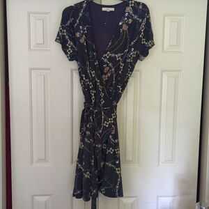 Loft paisley wrap dress - classy!